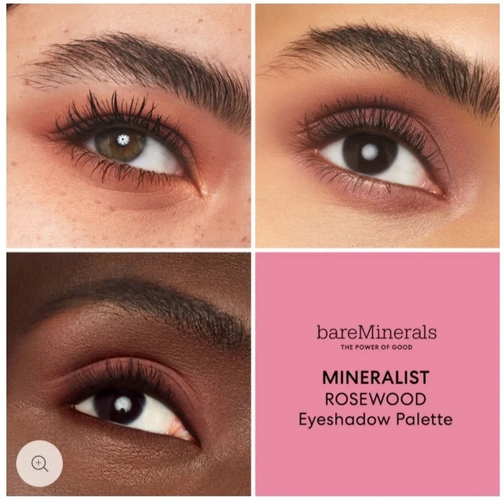 bareMinerals Mineralist Eyeshadow‎ Palette Rosewood Pink Brown Matte Shimmer